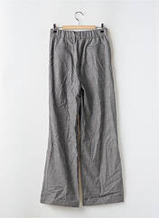 Pantalon large gris LILY SILK pour femme seconde vue