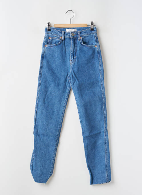 Jean coupe Mom bleu PULL & BEAR pour femme