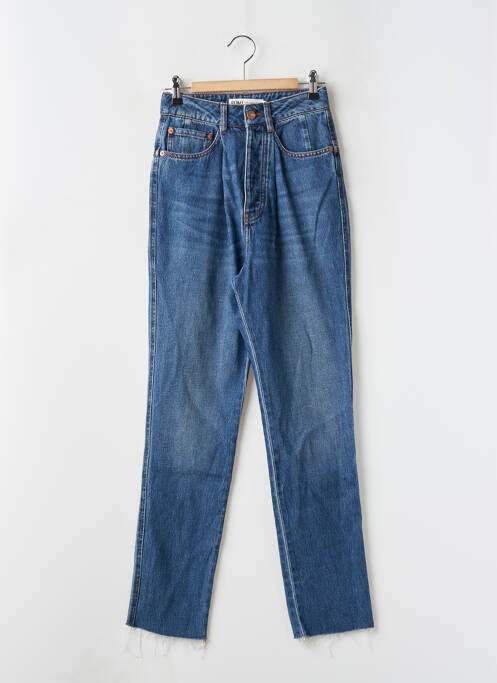Jeans coupe droite bleu REIKO pour femme