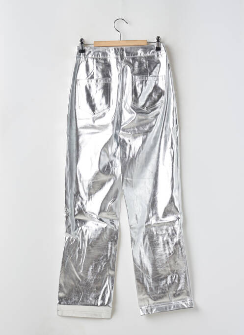 Pantalon droit argent AMYLYNN pour femme