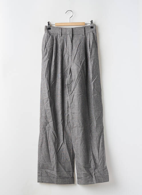 Pantalon large gris LILY SILK pour femme