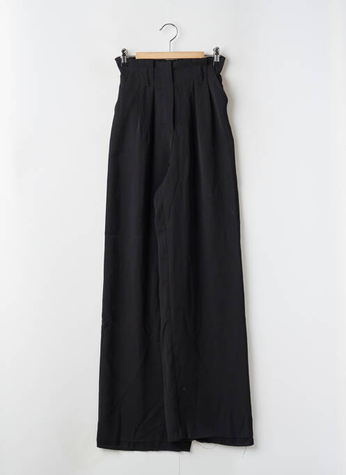 Pantalon large noir BERSHKA pour femme