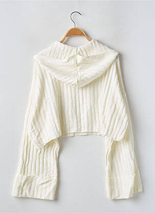 Pull col v manches longues beige NASTY GAL femme