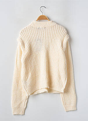 Pull resserrée sur le bas manches longues beige BRAVE SOUL femme