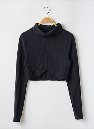 Top stretch manches longues noir NASTY GAL femme