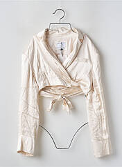 Blouse beige BERSHKA pour femme seconde vue