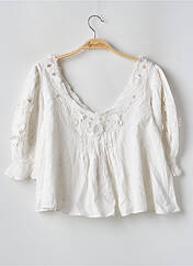 Blouse beige FREE PEOPLE pour femme seconde vue