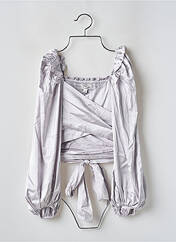 Blouse gris FOR LOVE & LEMONS pour femme seconde vue
