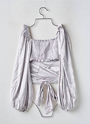 Blouse gris FOR LOVE & LEMONS pour femme seconde vue
