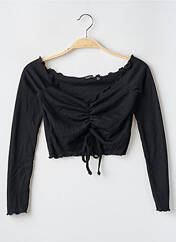 Top noir BOOHOO pour femme seconde vue