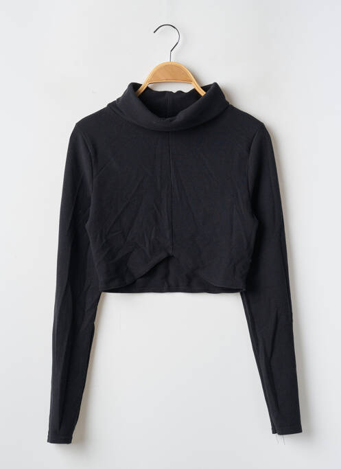 Top stretch manches longues noir NASTY GAL femme