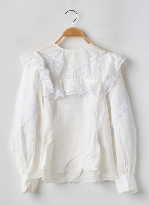 Blouse blanc SANDRO pour femme