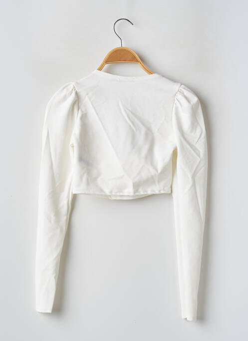 Top blanc BOOHOO pour femme