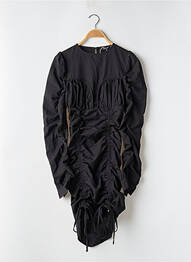 Robe courte manches longues manches longues noir BOOHOO femme