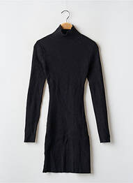 Robe pull col col montant manches longues noir NASTY GAL femme