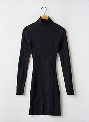 Robe pull col col montant manches longues noir NASTY GAL femme