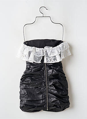 Robe courte sans manche sans manche noir FOR LOVE & LEMONS femme
