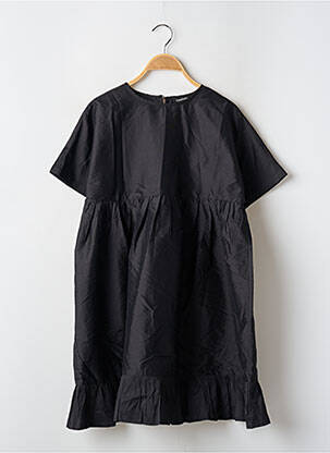 Robe courte manches courtes manches courtes noir BOOHOO femme