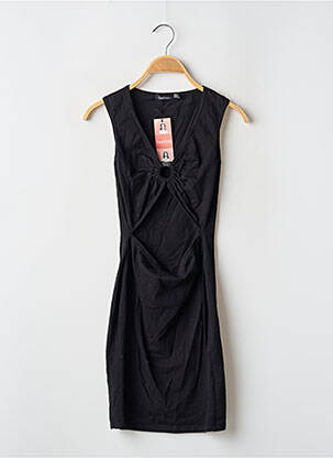 Robe courte sans manche sans manche noir BOOHOO femme