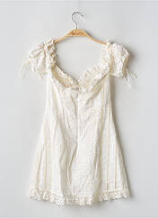 Robe courte beige FOR LOVE & LEMONS pour femme seconde vue