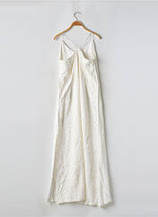 Robe longue blanc NGHTBRD pour femme seconde vue