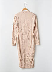 Robe mi-longue beige BOOHOO pour femme seconde vue