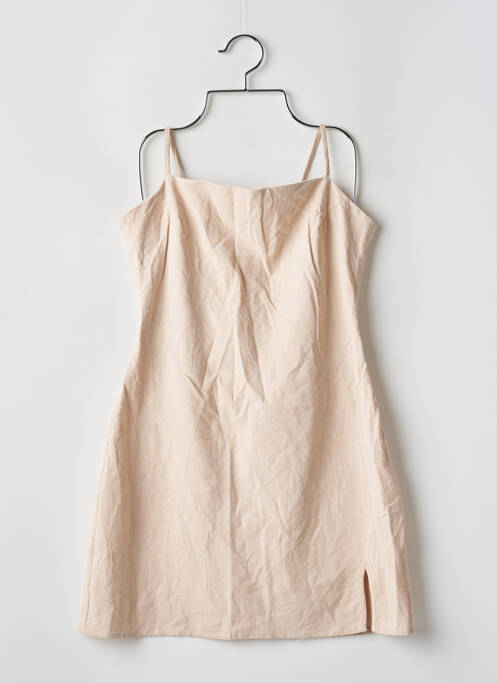 Robe courte beige NASTY GAL pour femme