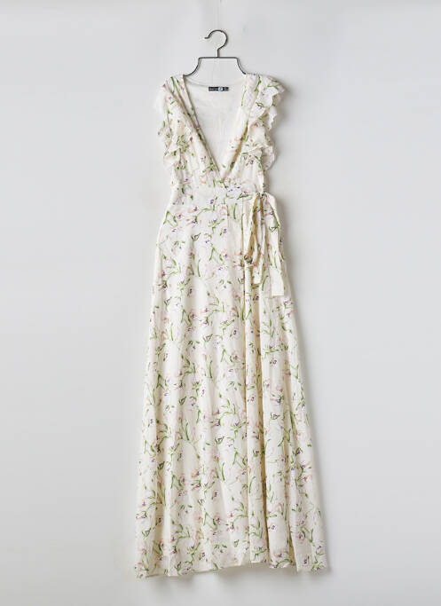 Robe longue beige BOOHOO pour femme