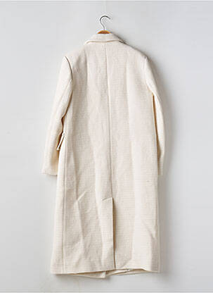 Manteau long coupe droite sans capuche beige SANDRO femme