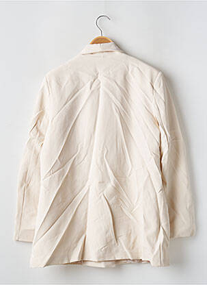 Blazer col châle beige BOOHOO femme