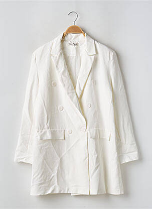Blazer fausses poches blanc MAIA HEMERA femme