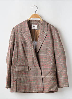 Blazer poches marron REIKO femme