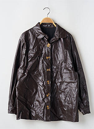 Veste casual coupe droite marron NASTY GAL femme
