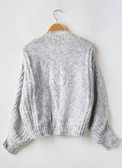 Gilet manches longues gris LILI & LALA pour femme seconde vue