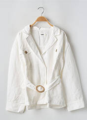 Veste casual blanc REIKO pour femme seconde vue