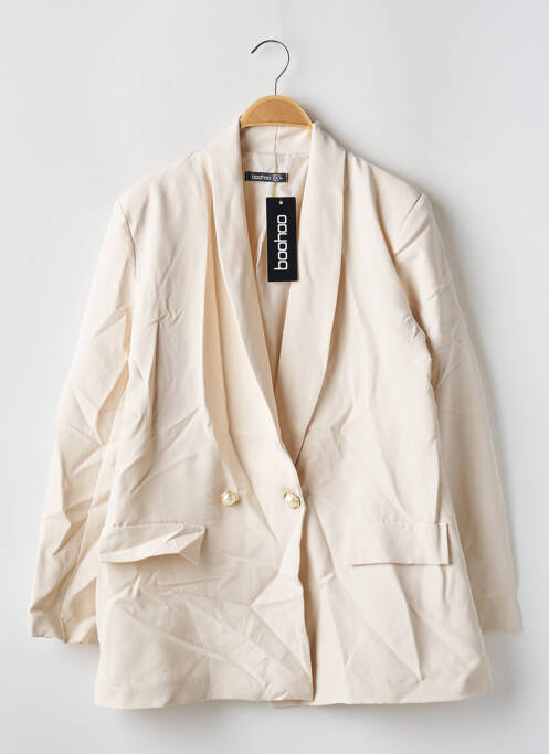 Blazer beige BOOHOO pour femme