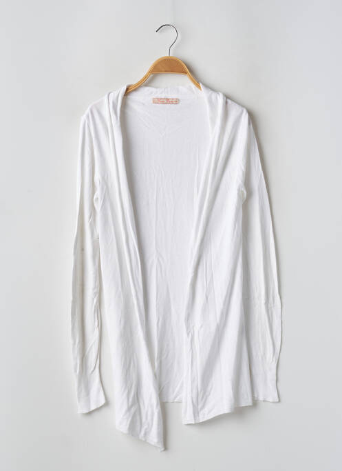 Gilet manches longues blanc CACHE CACHE pour femme
