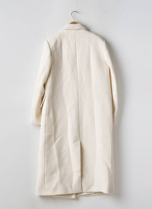 Manteau long beige SANDRO pour femme