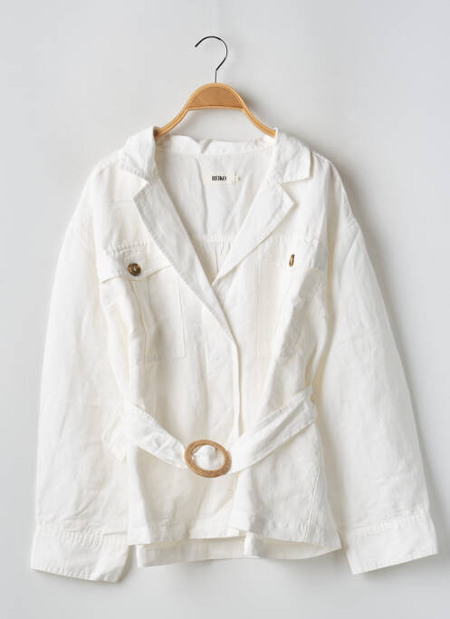Veste casual blanc REIKO pour femme