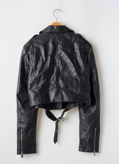 Veste simili cuir noir COPPEROSE pour femme