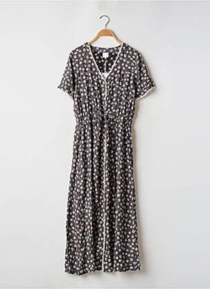 Robe longue manches courtes manches courtes noir KARL MARC JOHN femme