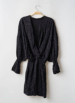Robe mi-longue manches longues manches longues noir ZADIG & VOLTAIRE femme