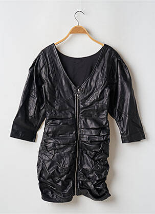 Robe courte manches 3/4 manches 3/4 noir FOR LOVE & LEMONS femme