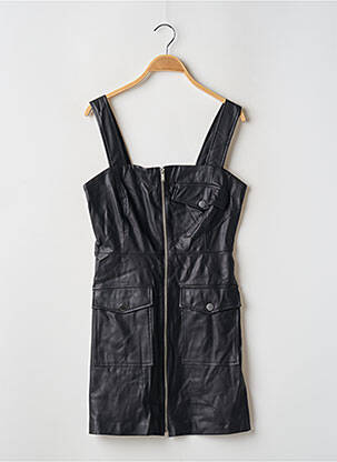 Robe courte sans manche sans manche noir BERSHKA femme