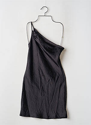 Robe courte coupe cintrée fines bretelles noir NASTY GAL femme