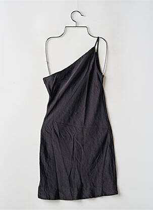 Robe courte coupe cintrée fines bretelles noir NASTY GAL femme