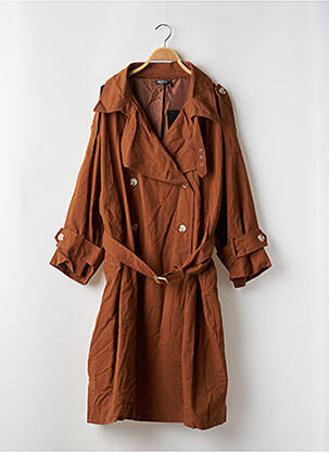 Trench finition intérieure doublée sans capuche marron NASTY GAL femme