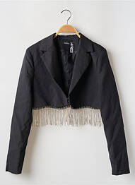 Blazer finition intérieure doublée noir BOOHOO femme