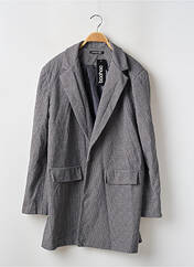 Manteau long gris BOOHOO pour femme seconde vue