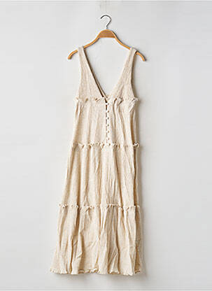 Robe mi-longue beige ASOS pour femme